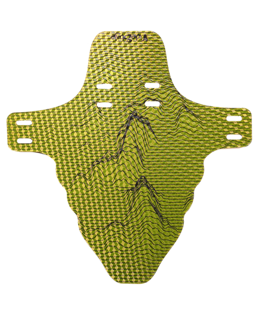 Elevation RideStyle MTB mudguard designed for off-road riding, helping reduce mud and water spray while maintaining a clean front fork area.