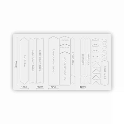 RideStyle Universal E-MTB Frame Protection Kit SPARKLE