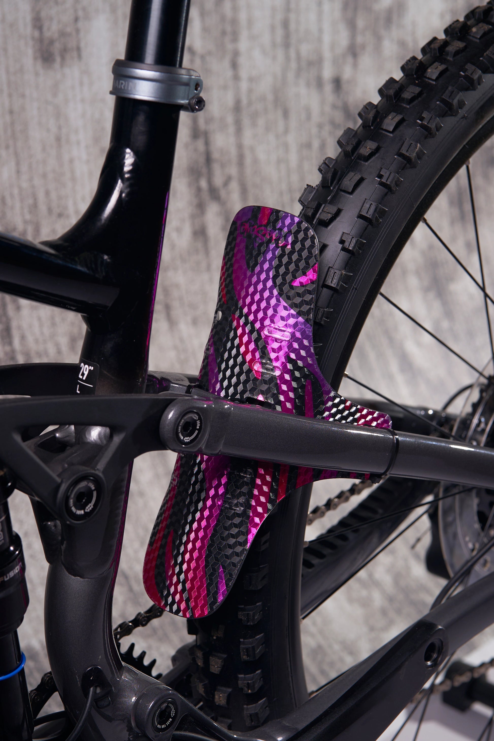 RideStyle Blaze rear mudguard for MTB and mountain bike rear wheel protection