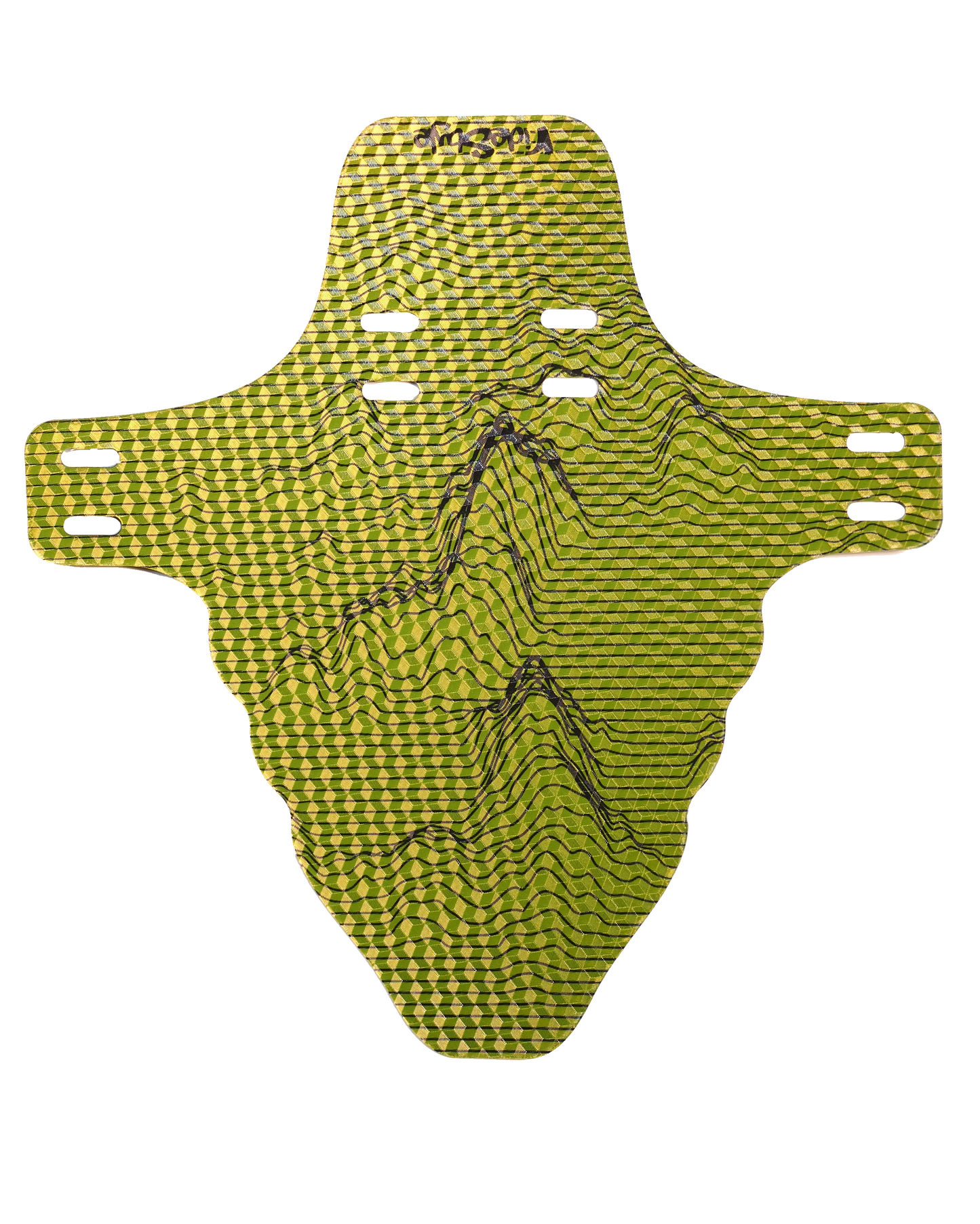 Elevation RideStyle MTB mudguard designed for off-road riding, helping reduce mud and water spray while maintaining a clean front fork area.