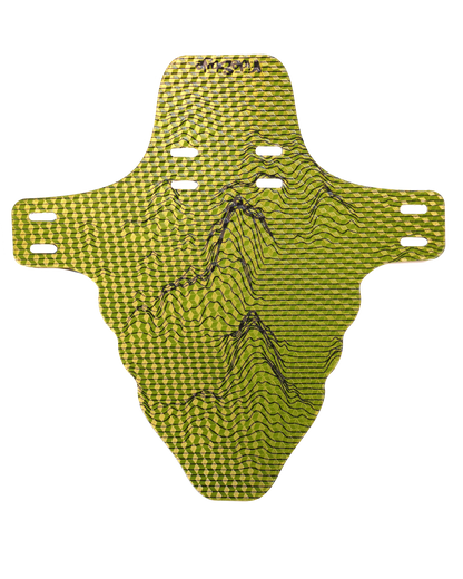 Elevation RideStyle MTB mudguard designed for off-road riding, helping reduce mud and water spray while maintaining a clean front fork area.
