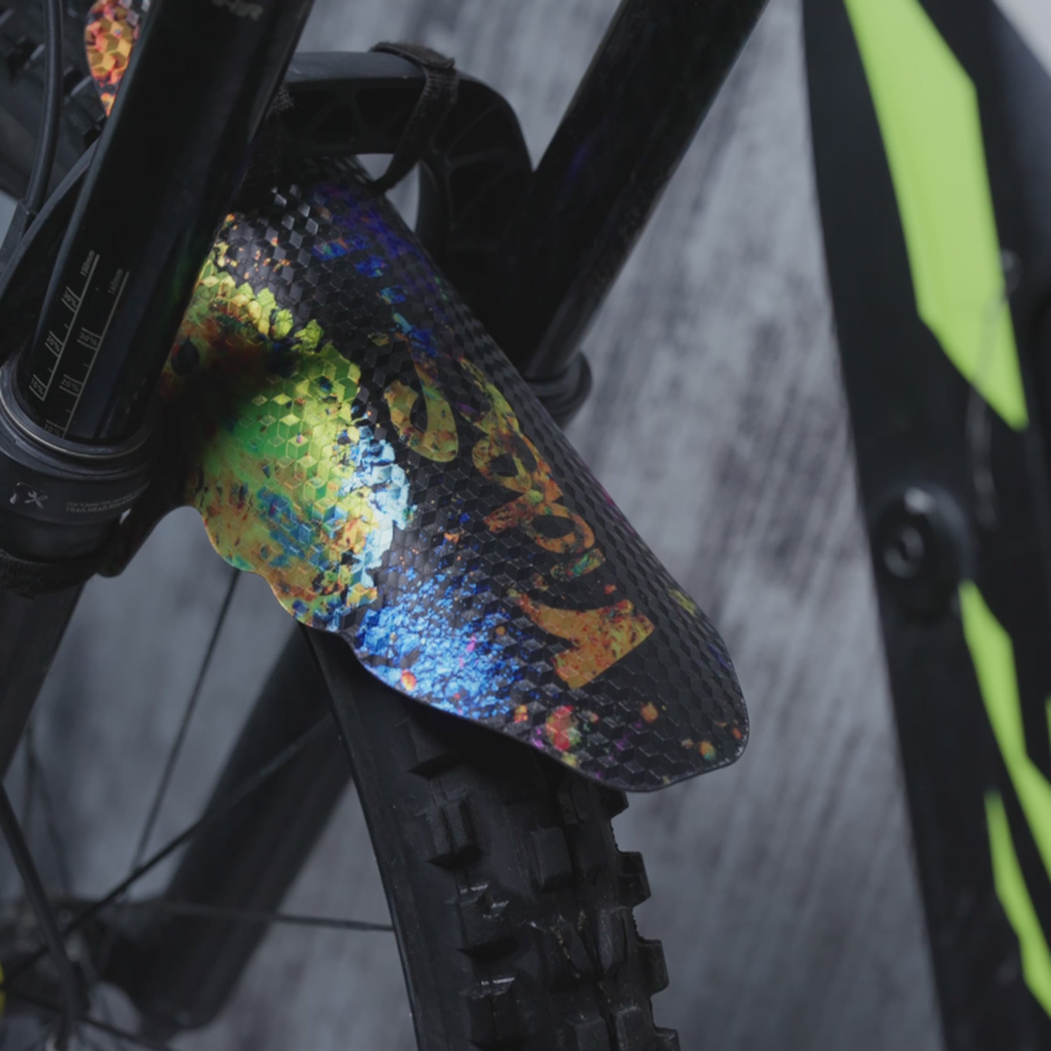 Front Spectrum RideStyle MTB fender with durable construction for trail, enduro, and off-road riding.