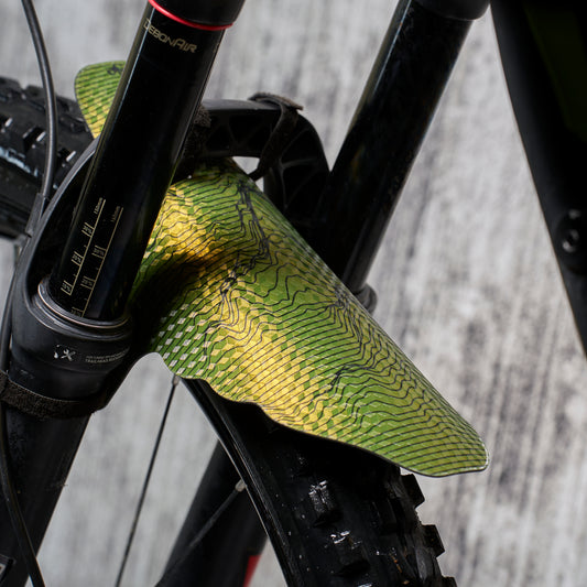 RideStyle all-mountain MTB mudguard, full protection for mixed and challenging terrains.