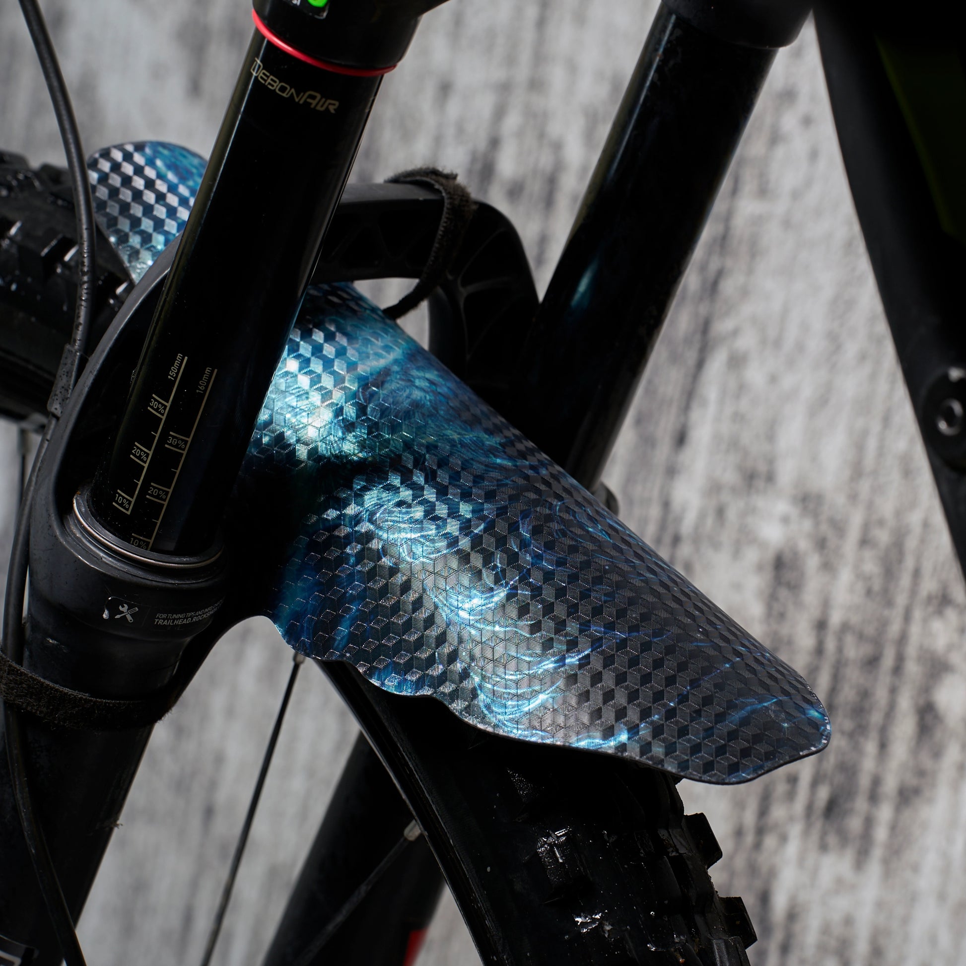RideStyle MTB enduro mudguard, built for technical trails and rough off-road terrain protection