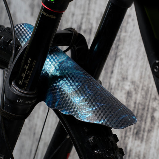 RideStyle MTB enduro mudguard, built for technical trails and rough off-road terrain protection