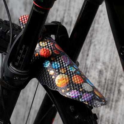 RideStyle downhill MTB mudguard, maximum protection for fast and aggressive downhill rides.