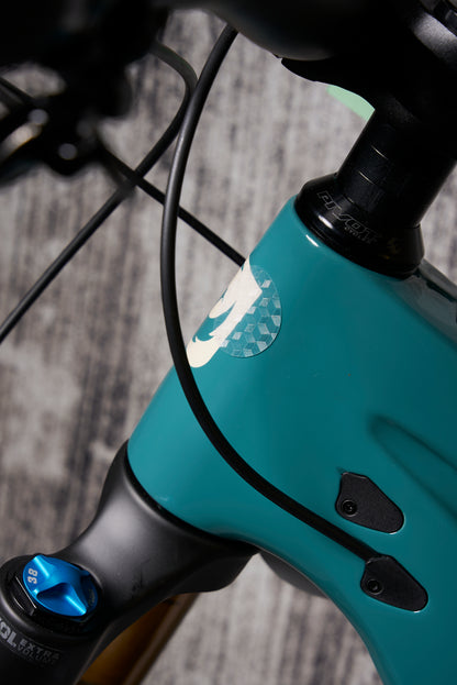 RideStyle Universal Ebike Frame Protection Kit for electric bicycles, helping preserve frame paint and graphics from scratches and impacts.